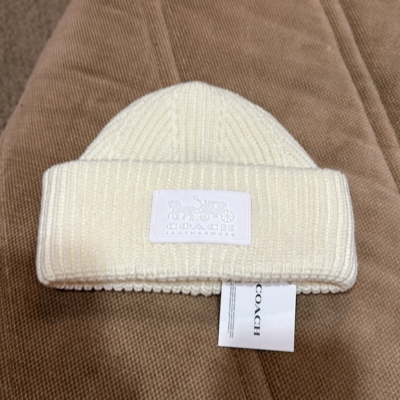 NWT Coach Patch Beanie - Picture 3 of 5
